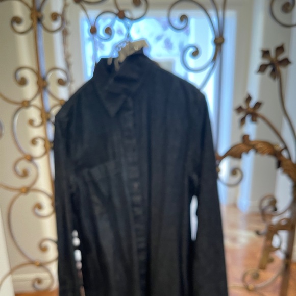 NWT AG Long denim button down shirt - Picture 4 of 4